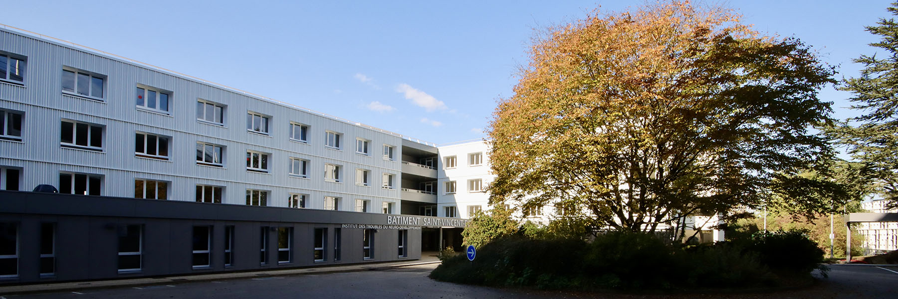 Bannière Réhabilitation du bâtiment st Vincent de Paul sur le site sud du CHU