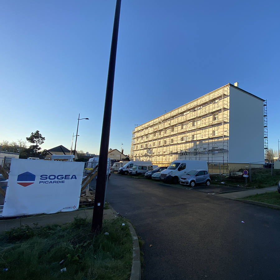 Photo 1 Réhabilitation et amélioration énergétique de 148 logements à Méru